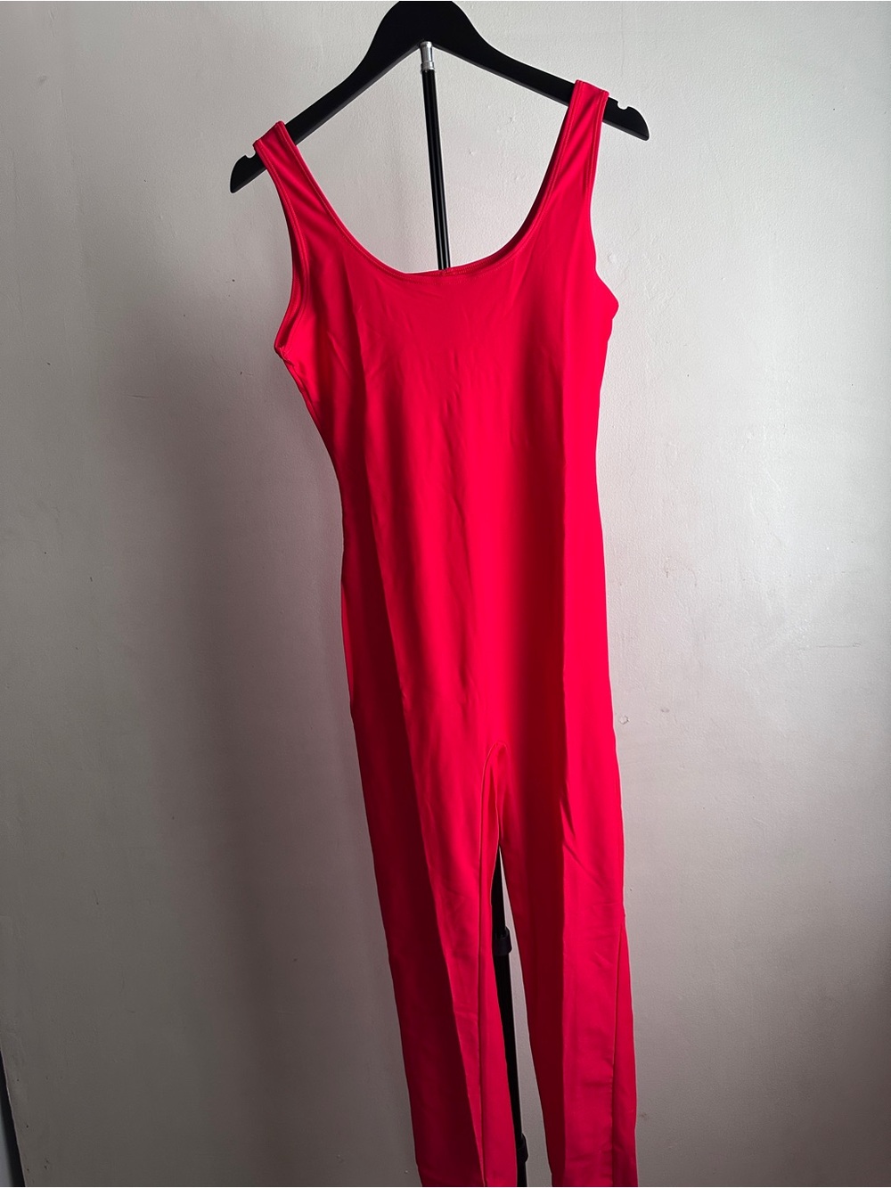 NWT Red Sleeveless Unitard Jumpsuit | Size L | Dance Yoga Catsuit